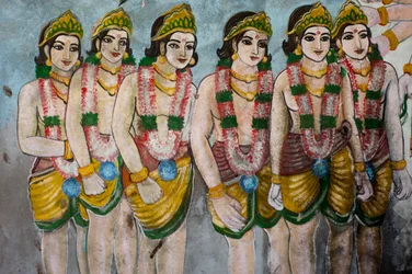 Peintures sur le mur d